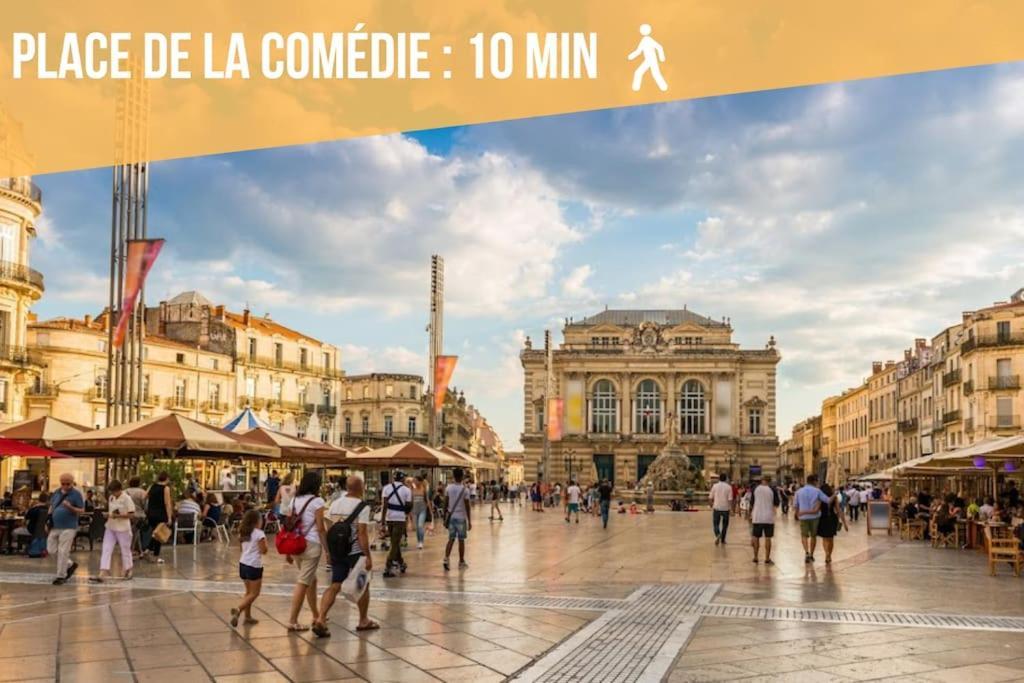 La Suite Eximia Avec Patio - Parking Souterrain Inclus - Centre Historique Montpellier Eksteriør bilde
